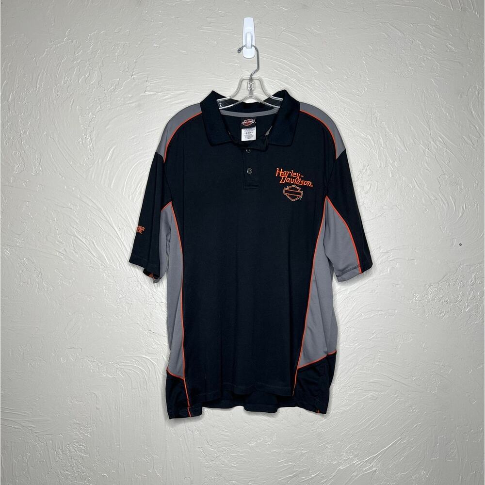 Harley Davidson FT Thunder Polo Shirt - Size 2XL